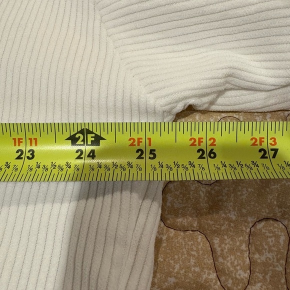 Collection by Cezele White Button-Up Shacket  women’s size L - Picture 7 of 9